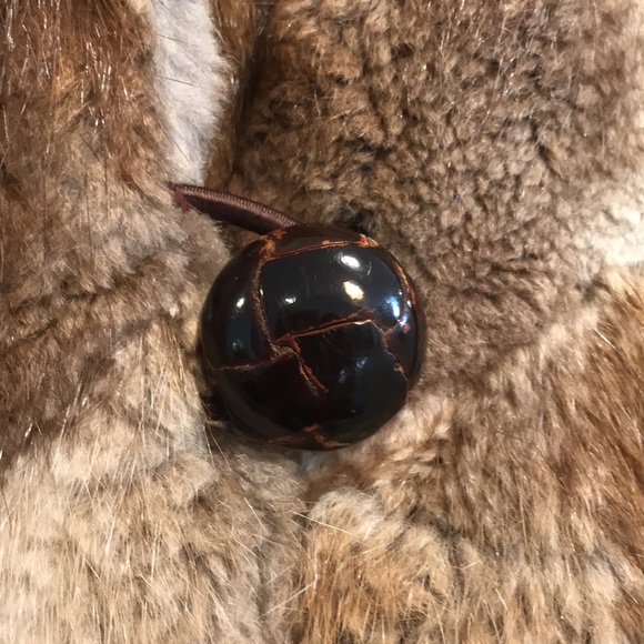 Authentic Real Fur Vintage Tan & Brown Fur Coat - Picture 9 of 13